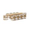 Junus 11-Piece Extension Dining Table Set