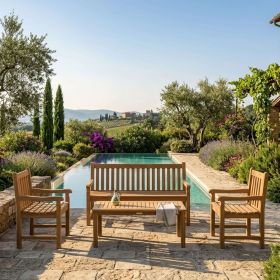 Classic 3-Seater 4-Piece Conversation Set