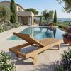 Capri Sun Lounger Adjusted Back & Side Tray