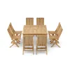 Windsor Comfort Chair 7-Piece Folding Dining Set
