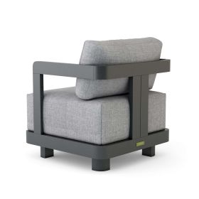 Granada Deep Seating Aluminum Armchair