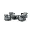 Granada 5-Piece Aluminum Deep Seating (SET-904-AL)