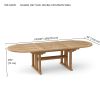 Sahara 106" Oval Double Ext. Table