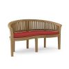 Curve 3 Seater Bench Extra Thick Wood