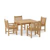 Windsor Classic Armchair 5-Piece Dining Table Set