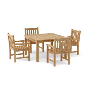 Windsor Classic Armchair 5-Pieces Dining Table Set