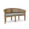 Curve 3 Seater Bench Extra Thick Wood
