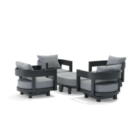 SET-174 6-pc Coronado Aluminum Deep Seating Set