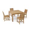 Windsor Rialto Side Chair 5-Piece Dining Table Set