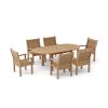 Bahama Sahara 7-Piece 78" Oval Dining Set