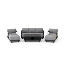 SET-903-AL 6-pc Granada Aluminum Deep Seating