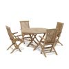 Classic 5 Pieces Folding Outdoor Dining Set