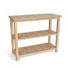 Towel Console w/ 2-Shelf Table