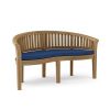Curve 3 Seater Bench Extra Thick Wood