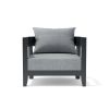 Coronado Deep Seating Aluminum Armchair