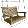 Del-Amo 36" Straight Swing Bench
