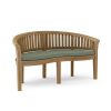 Curve 3 Seater Bench Extra Thick Wood