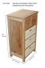 Safari Occasional Table w/ Drawer & Rattan Baskets