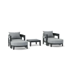 SET-172 5-pc Coronado Aluminum Deep Seating Set