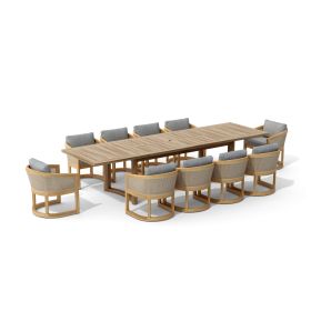 SET-337 11-pc Catania Dining Set