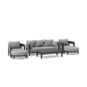 SET-171 6-pc Coronado Aluminum Deep Seating Set