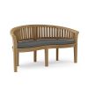 Curve 3 Seater Bench Extra Thick Wood