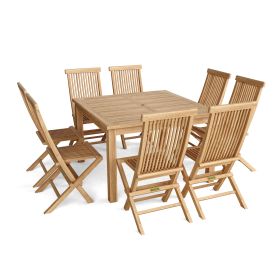 Windsor Classic Chair 9-Piece Folding Dining Set
