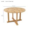 Tosca 4-Foot Round Table