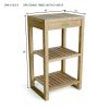 Spa Towel Tower 2-Shelf