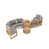 Circular Modular Deep Seating Set (SET-813)
