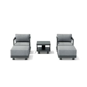 SET-905-AL 5-pc Granada Aluminum Deep Seating