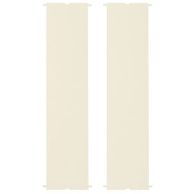 2 Pcs Pergola Replacement Canopy, UV Protection Pergola Shade Cover, Easy to Install, for 10 x 10ft Pergola, Cream White