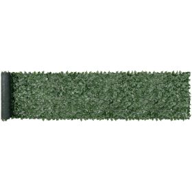 VEVOR Ivy Privacy Fence, 39 x 198in Artificial Green Wall Screen, Greenery Ivy Fence with Mesh Cloth Backing and Strengthened Joint