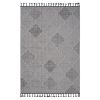5X7 White/Grey /Trellis Indoor/Outdoor Area Rug
