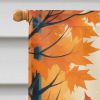 Belgian Malinois Fall House Flag Large Porch Sleeve Pole Decorative Outside Yard Banner Artwork Wall Hanging, Polyester, House Size, Multicolor
