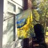 Kentucky Goldenrod in Watercolor House Flag Large Porch Sleeve Pole Decorative Outside Yard Banner Artwork Wall Hanging, Polyester, House Size