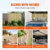 Natural Rolled Bamboo Fence, Eco-Friendly Bamboo Privacy Fence 4 ft H x 8 ft L x 0.75 in D. , Decorative Bamboo Privacy Screen for Garden, Backyard