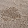 NAAR Guros Collection 5X7 Cream /Trellis Indoor/Outdoor Area Rug