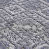 5X7 White/Gray /Traditional Indoor/Outdoor Area Rug