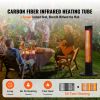 Infrared Heater, 1500W Remote Control Electric Space Heater, Patio Heater w/ 3 Speeds & Timer & Tip-Over Protection, Outdoor/Outdoor for Bedroom