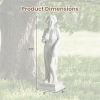 31.5" Greek Goddess Garden Statue, All-Weather MgO Outdoor Sculpture for Patio Lawn Yard Decor