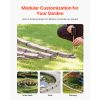Faux Stone Landscape Edging, 46.4 x 2.2 in Realistic Lawn Edging, Flexible Brick-Sized Garden Edging Border with Anchoring Spikes