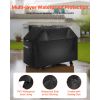 Grill Cover, 48 inch BBQ Covers for Outdoor Grills, Waterproof, Fade Resistant, Weather Resistant Heavy Duty 600D Polyester, Easy On/Off