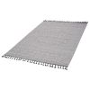 LOOM & LUXE Collection 5X7 White/Ivory /Medallion Indoor/Outdoor Area Rug