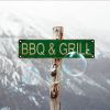 Vintage Aluminum BBQ Sign UV Printed Metal Plaque Waterproof Dustproof For Home Garage Cafe Restaurant Bar Decor