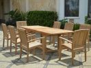 Bahama Stackable Sahara 9-Piece Rectangular Dining Set (SET-80)