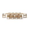 Junus 11-Piece Extension Dining Table Set