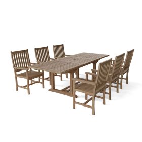 Bahama Wilshire Armchair 7-Pieces Extension Dining Set