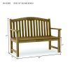 Rose 50" Round Bench
