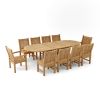 Sahara Dining Side Chair 11-Piece Oval Dining Set (SET-78)